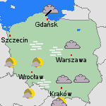 pogoda bieżąca Polska